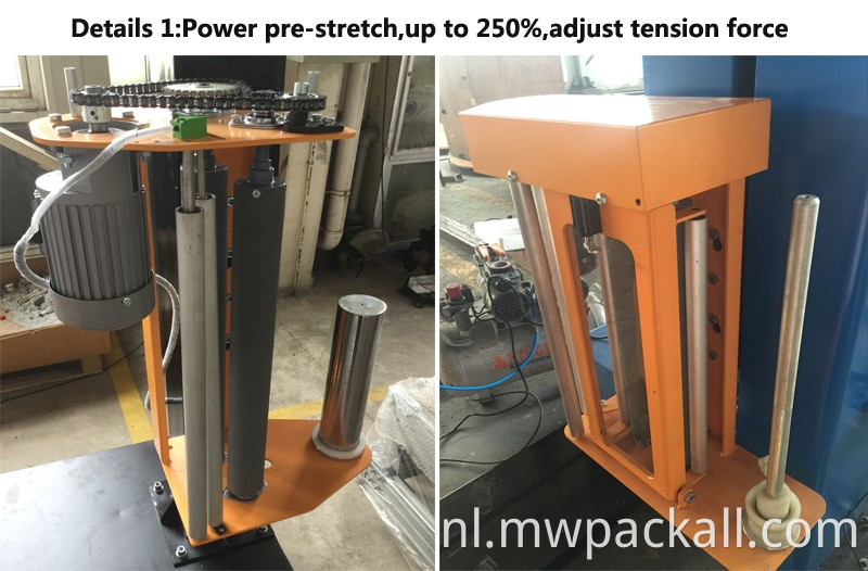 Rekfolie jumbo roll wrapper wikkelmachine voor kraftpapier